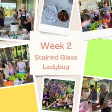 Stained Glass Ladybug