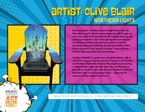 Artist:  Olive Blair, Northern Lights 