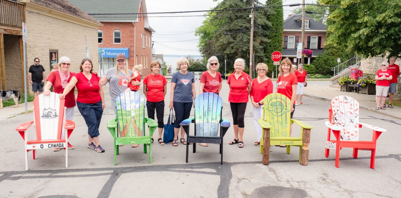 CANADA DAY 2025 – Art on the Street Muskoka Chair BIG REVEAL!